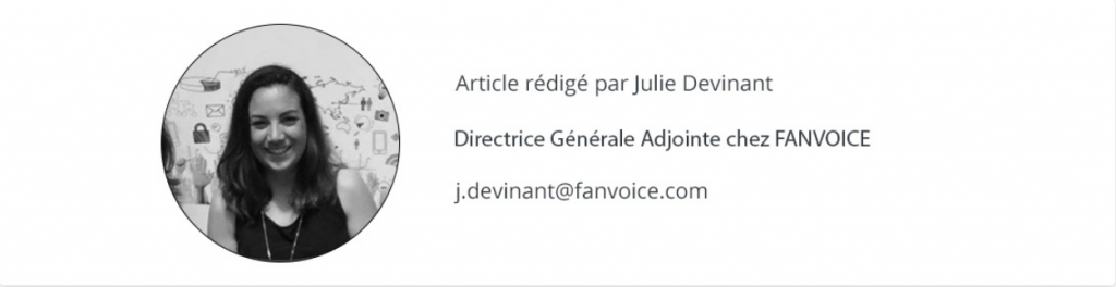 Julie Devinant est Directrice Générale Adjointe de Fanvoice